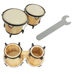 SLADE-música portátil tambor cubano, bongo, duplo tambor, instrumento de percussão, 6 polegadas, africano, estilo de jazz, pandeiro - Image 1