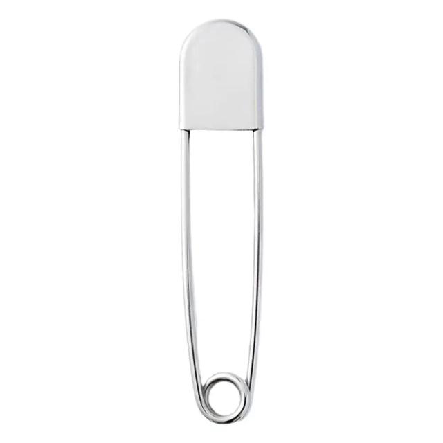 Alfinetes de Segurança em Aço Inoxidável para Joias e Artesanato - 12,8 cm, Alta Qualidade, Ideal para Costura e Lenços
