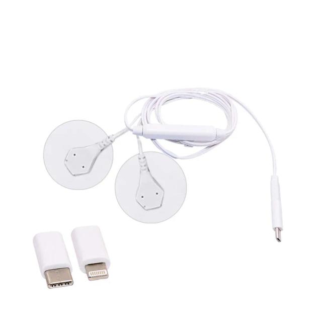 Massageador Portátil para Smartphone com Terapia TENS, Estimulador Muscular Digital e 6 Modos de Terapia EMS