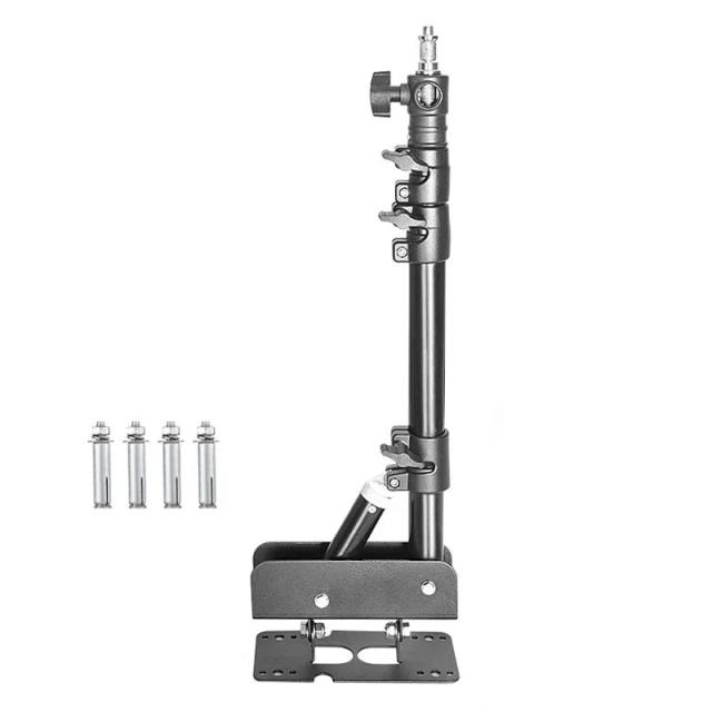 Suporte de Braço Flexível Montado na Parede para Iluminação Extensível - Ideal para Estúdios, SPAs e Salões de Beleza, Lâmpada para Massagem com 110 cm de Alcance