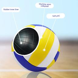 Professional PVC Voleibol para Treinamento Indoor, Competição Profissional, Beach Game Ball, Outdoor, No.5, 1Pc - Image 5