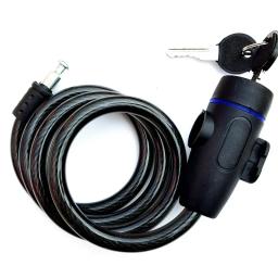 Trava de corrente de motocicleta resistente, 80cm, metal, antirroubo, trava de bicicleta com 2 chaves para maior segurança e reforço da bicicleta - Image 1