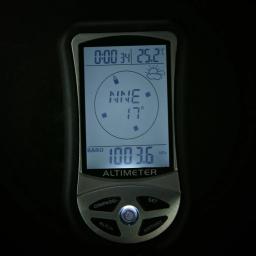 Termômetro Digital Portátil, Bússola Portátil, Localizador de Barômetro, Previsão do Tempo, Calendário, Altímetros Eletrônicos, 8 em 1 - Image 5