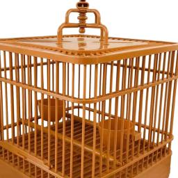 Gaiola suspensa com poleiro para papagaio, cacatuas, ninho de pássaros, gaiola de viagem para pombinhos, pequenos animais, arara periquitos canários - Image 5