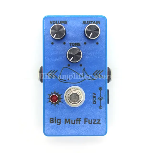 Efeitos de Guitarra Artesanal: Grande Réplica de Muff com Pedal de Distorção Fuzzy