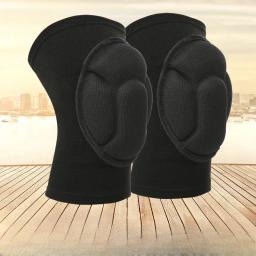 Joelheira Esportiva de Proteção Espessada para Homens, Joelheiras Elásticas, Suporte Fitness Gear, Protetor de Basquete, Almofadas Masculinas Antiderrapantes - Image 1