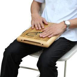 Caixa de tambor de mão plana de madeira tambor cajon tambor viagem instrumento de percussão compacto com chave ajustável saco de transporte - Image 1
