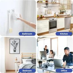 50/10 pçs ganchos de parede autoadesivos quadro de imagem cartaz perfurador livre forte parafuso gancho à prova dwaterproof água cozinha banheiro organizador cabide - Image 5