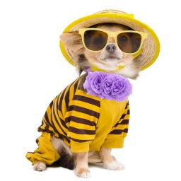 30 pçs flor gravatas borboleta para cão chiffon grande cão gravatas para cães animais de estimação arcos cão aliciamento acessórios para cães grandes - Image 2