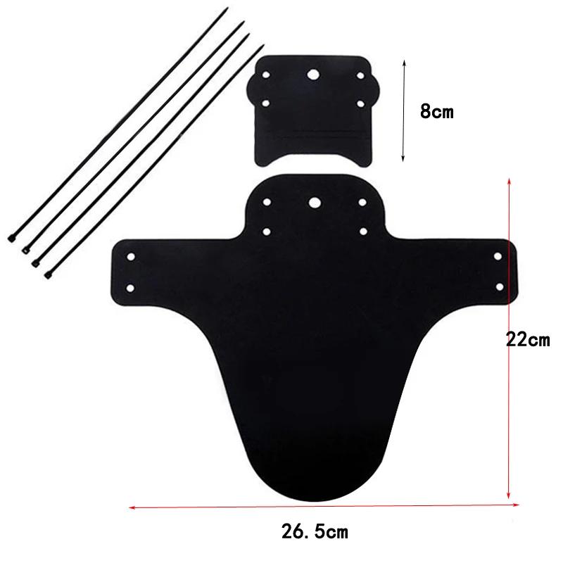 Fibra de carbono frente e guarda-lamas traseiro para estrada bicicleta e mtb, plástico pára-lamas, ciclismo acessórios - Image 1