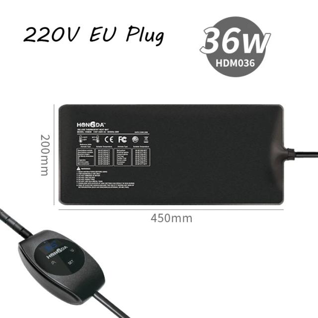 Tapete Térmico Inteligente para Répteis com Controle de Temperatura Ajustável para Terrários - 110v/220v