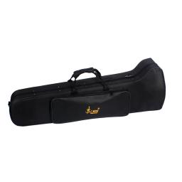 Bb Alto lacado ouro latão profissional B plana trombone chifre com caixa, acessórios para instrumentos musicais - Image 5