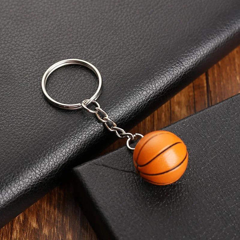 Basquete Chaveiro Ornamentos, Voleibol, Futebol, Bola de Praia Chaveiro, Anéis Esportivos, K6072, Presentes Empresariais - Image 1