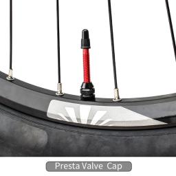 Presta preto válvula tampas, plástico bicicleta poeira pneu, bicicleta Presta, francês válvula tronco tampa para bicicletas de estrada MTB montanha, 10pcs por conjunto - Image 4