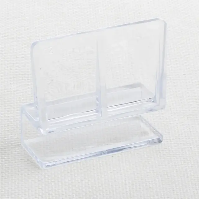 Suporte de Clips Acrílico para Tanques de Peixes - Compatível com Vidros de 6mm a 12mm