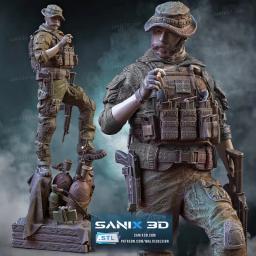 Miniatura Garagem Modelo Kit, Os Braços Especiais, Completa Figura De Resina, Desmontado, Sem Pintado Diorama Brinquedos, 1, 24 Escala Montar - Image 1