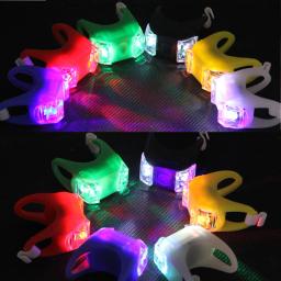 Mini Ciclismo Silicone Sapo Luz, MTB LED Flash, Luz traseira de bicicleta, Bicicleta ao ar livre Night Safety Warning Light, Acessórios de bicicleta - Image 4