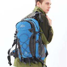 Mochila de caminhada, mochila de náilon impermeável, bolsa grande esportiva para homens e mulheres, bolsa de viagem para acampamento ao ar livre - Image 6
