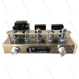 Kit Amplificador De Áudio Do Tubo De Vácuo, DIY HiFi Classe A, Bluetooth 5.0, USB Player, Medidor De Vu, 110V, 220V - Image 1