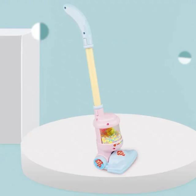 Brinquedo Aspirador de Pó Infantil Elétrico Simulação Carregamento Coletor de Poeira Brinquedos Educacionais