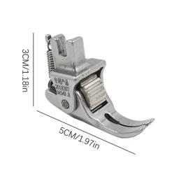 Universal rolo calcador para máquina de costura Cortina de couro Tecido de pano grosso 4 tipos de rodas Acessórios de costura - Image 6