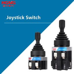 Interruptor monolever de posição de 2 ou 4 vias, joystick de 30mm, interruptores cruzados, reinicialização momentânea, interruptor de travamento automático hnt - Image 1