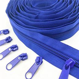 Zíperes de Nylon para DIY, Slider Zipper, Costura Acessórios de Vestuário, 5 #, 1 m, 2 m, 3 m, 5 m, 10 m, 20 cores, 2 pcs, 4 PCes, 6 PCes, 10 PCes - Image 2