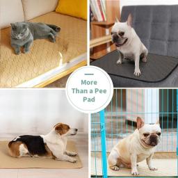 Tapete higiênico reutilizável lavável para cães grandes, camas para cães, almofada de treinamento, urina absorvente, fralda, tampa do assento do carro, proteção do meio ambiente - Image 3