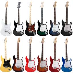 IRIN ST guitarra elétrica com acessórios do cabo, corpo Basswood, Bege pescoço, 22 Trrets, 39 ", 6 cordas - Image 1