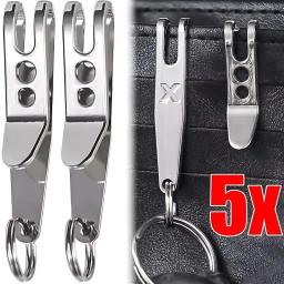 Edc saco engrenagem bolso suspensão clipe com chave mosquetão clipe ao ar livre quicklink chaveiro chave suspensão clipe de bolso acampamento gadget - Image 2