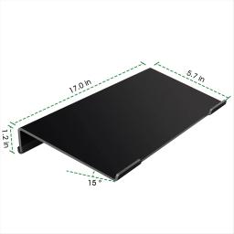 Suporte de teclado de computador acrílico para mesa, teclado Riser, Tilt Lift, suporte do teclado para desktop, teclado Lifter - Image 4