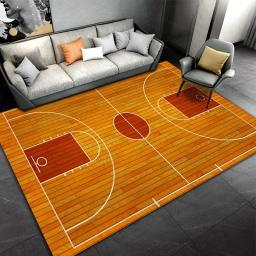 Tapete Padrão de Basquete para Crianças, Tapete de Jogo, Tapetes, Tapete Antiderrapante, Quarto, Sala de Estar, Decoração de Casa, Almofada - Image 6