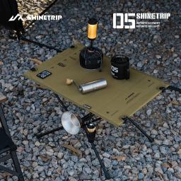 ShineTrip 05Series Mesa de acampamento ao ar livre Mesas de piquenique de alumínio ultraleve Móveis de acampamento dobráveis portáteis com bolsa de transporte - Image 5