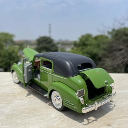 Modelo de carro clássico, 1:30 Diecasts, brinquedo de veículo metálico, coleção retro, alta simulação, presente brinquedo infantil - Image 5