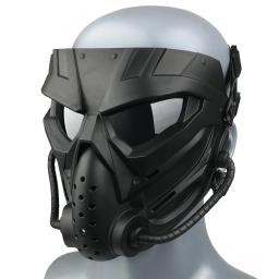 ZLang-Máscara Protetora Completa para Airsoft, Jogo Tático, Crânio Respirável, Ajustável, Traje de Halloween, CS Cosplay, Engraçado - Image 3