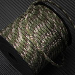 Paracord militar para sobrevivência ao ar livre, cabo de paraquedas tático, acessórios para camping, corda de tecelagem DIY, equipamento de sobrevivência, 9 Strand, 4mm, 50 m, 550 - Image 3