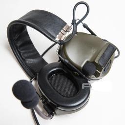 Tactical ComTac III Dual Com Redução de Ruído Headset, fone de ouvido para TCA, TRI, HARRIS, PRC-152, PRC-148, Walkie Talkie Radio - Image 3