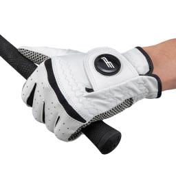 PLAYEAGLE-Luva de mão esquerda com grânulo antiderrapante para homens, luvas de proteção com marcador de bola, Golf Caretta, couro macio - Image 3