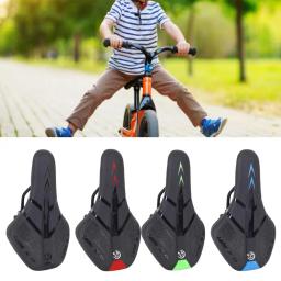 Universal impermeável bicicleta sela para crianças, confortável para sentar, assento de bicicleta, ergonômico, textura macia, equitação - Image 3