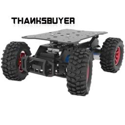 RC Ackerman desmontado Chassis, Robô Inteligente, Suporte ROS Sistema e Sports Camera, Novo - Image 1