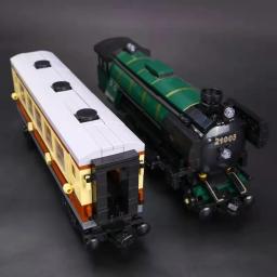 Blocos De Construção De Trem Noturno De Esmeralda, Modelo De Brinquedo Kit, Presente De Aniversário E Natal, Em Stock, 21005, 1085Pcs - Image 3