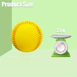 Softball de treinamento leve unissex para adultos, durável e seguro, beisebol elástico de espuma PU, recreação interna e externa - Image 6