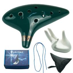 Instrumento de sopro com pontuação e cordão, Alto C, 12 buracos, Holiday Gift - Image 5