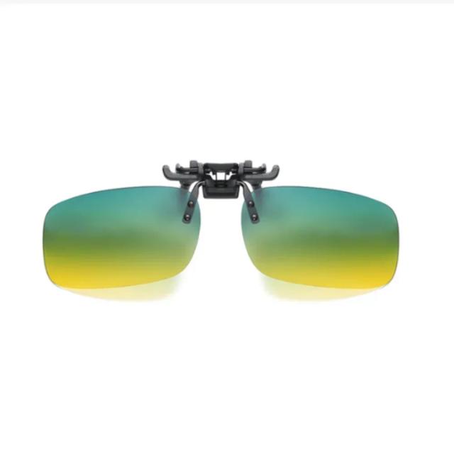 Clip-On Óculos de Sol Fotocromático Polarizado UV400 - Leve e Resistente