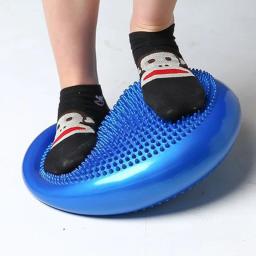 Crianças oscilação equilíbrio disco almofada esteira massagem bolas de yoga estabilidade inflável acessórios ginásio fitness exercício bola treinamento - Image 5