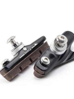 Conjunto de rodas de fibra de carbono para bicicleta de estrada, blocos de freio de madeira ia, pinça de freio de liga de ... - Image 4