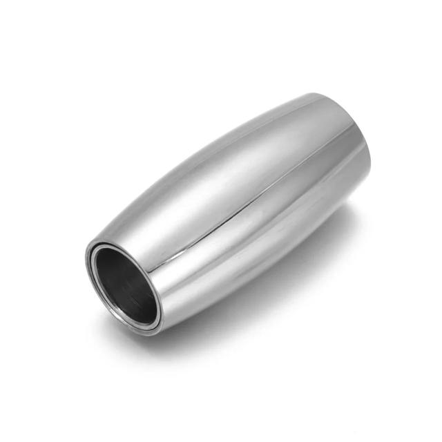 Fechos Magnéticos em Aço Inoxidável para Jóias DIY: Pulseiras, Colares e Acessórios de Couro com Espessura de 3mm a 6mm