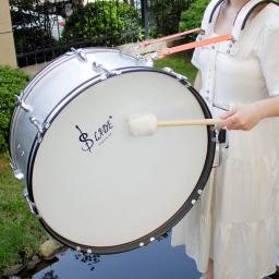 Lã branca sentiu baquetas com cabo de madeira, tambor malho, acessório de percussão, peças de instrumentos musicais, alta qualidade - Image 2