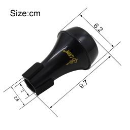 Slade mini abs trompete semi-fechado mudo amortecedor silenciador trompete peças de prática acessórios de instrumento de vento de bronze - Image 6