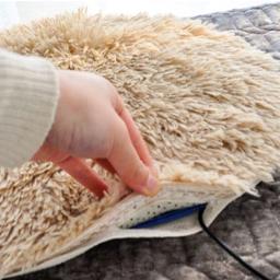 Cobertor elétrico pet USB, Almofada de pelúcia para gato, Tapete de aquecimento anti-risco, Cama de dormir para cachorro, Dropshipping - Image 4